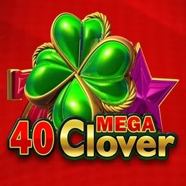 40 Mega Clover slot logo by Amusnet Interactive at Stake Casino
