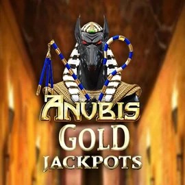 Anubis Gold Jackpots logo by Inspired Gaming at Stake Casino