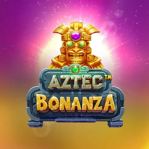 Aztec Bonanza slot logo by Pragmatic Play at Stake Casino
