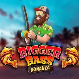 Bigger Bass Bonanza game by Pragmatic Play – logo hosted on Stake Casino