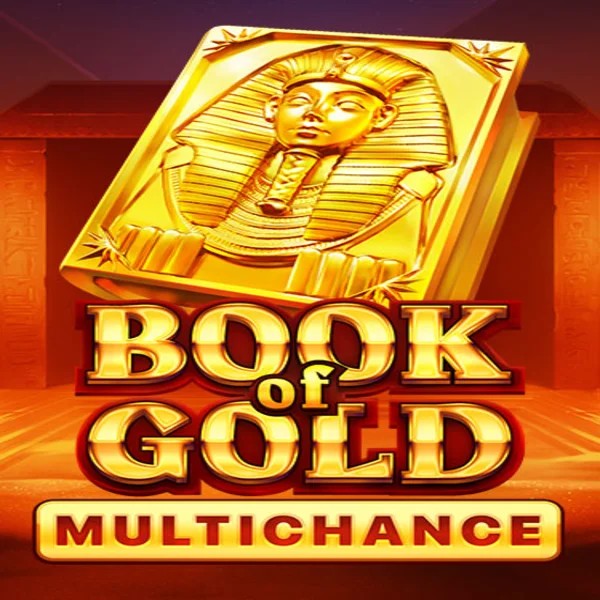 Book of Gold Multichance game by Playson – logo hosted on Stake Casino