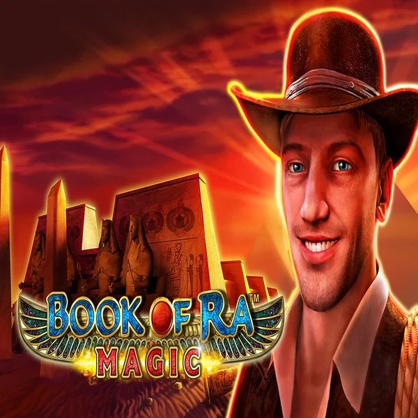 Book of Ra Magic logo – Slots by Greentube at Stake Casino