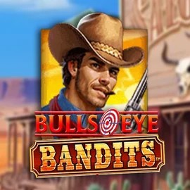 Bulls Eye Bandits slot logo by Origins at Stake Casino
