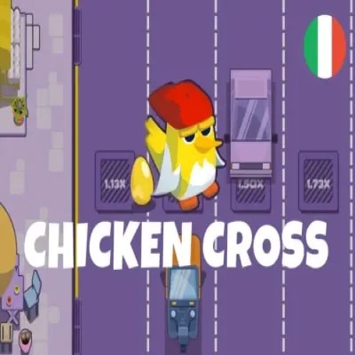 Chicken Cross logo by Upgaming at Stake Casino
