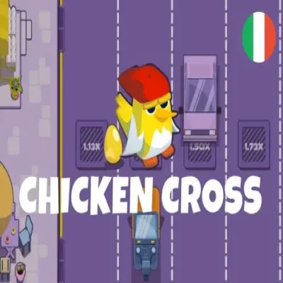 Chicken Cross logo by Upgaming at Stake Casino