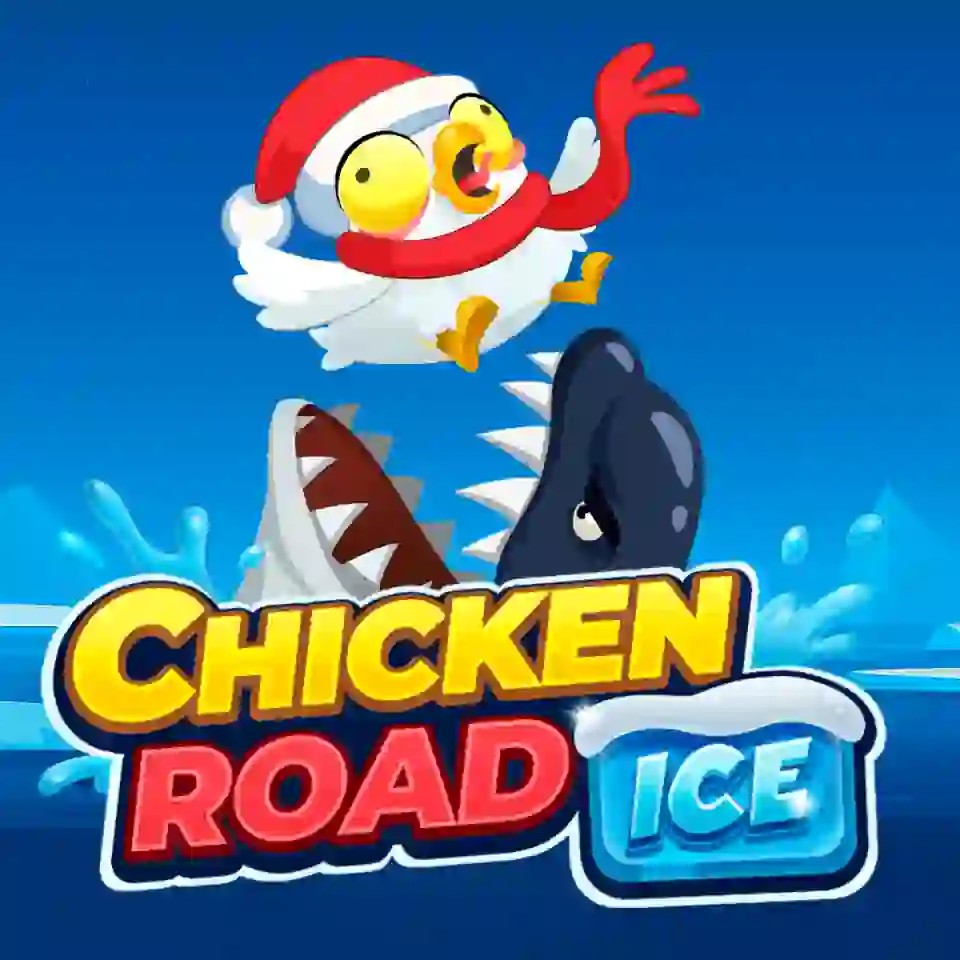 Official Casino Games logo: Chicken Road Ice by InOut at Stake Casino