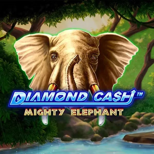 Diamond Cash Mighty Elephant by Greentube, showcased at stakecasinoo.net – game logo