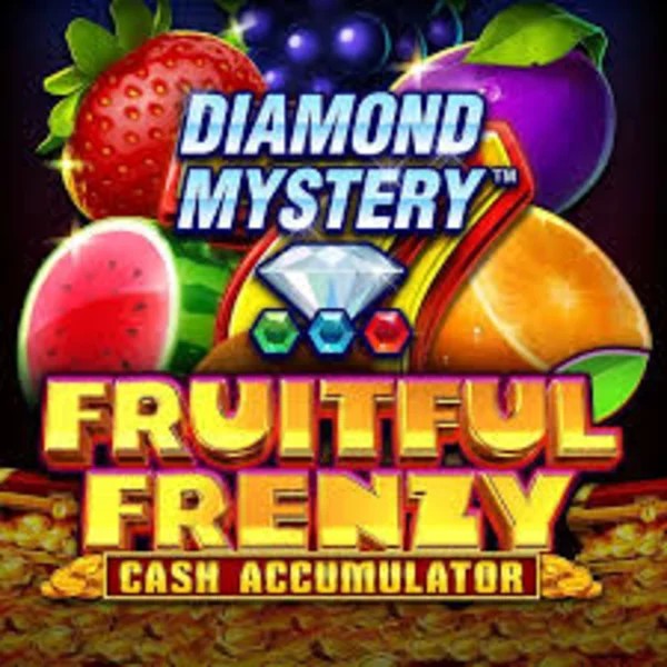 Diamond Mystery Fruitful Frenzy Cash Accumulator slot visual from Greentube available on stakecasinoo.net
