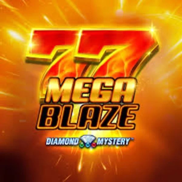 Official Slots logo: Diamond Mystery Mega Blaze by Greentube at Stake Casino