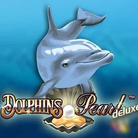 Official Slots logo: Dolphins Pearl Deluxe by Novomatic at Stake Casino