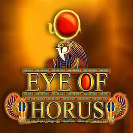 Eye of Horus online game logo by RTG (Reel Time Gaming) on stakecasinoo.net