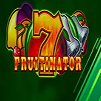 Fruitinator Jackpot King slot logo by Blueprint Gaming at Stake Casino