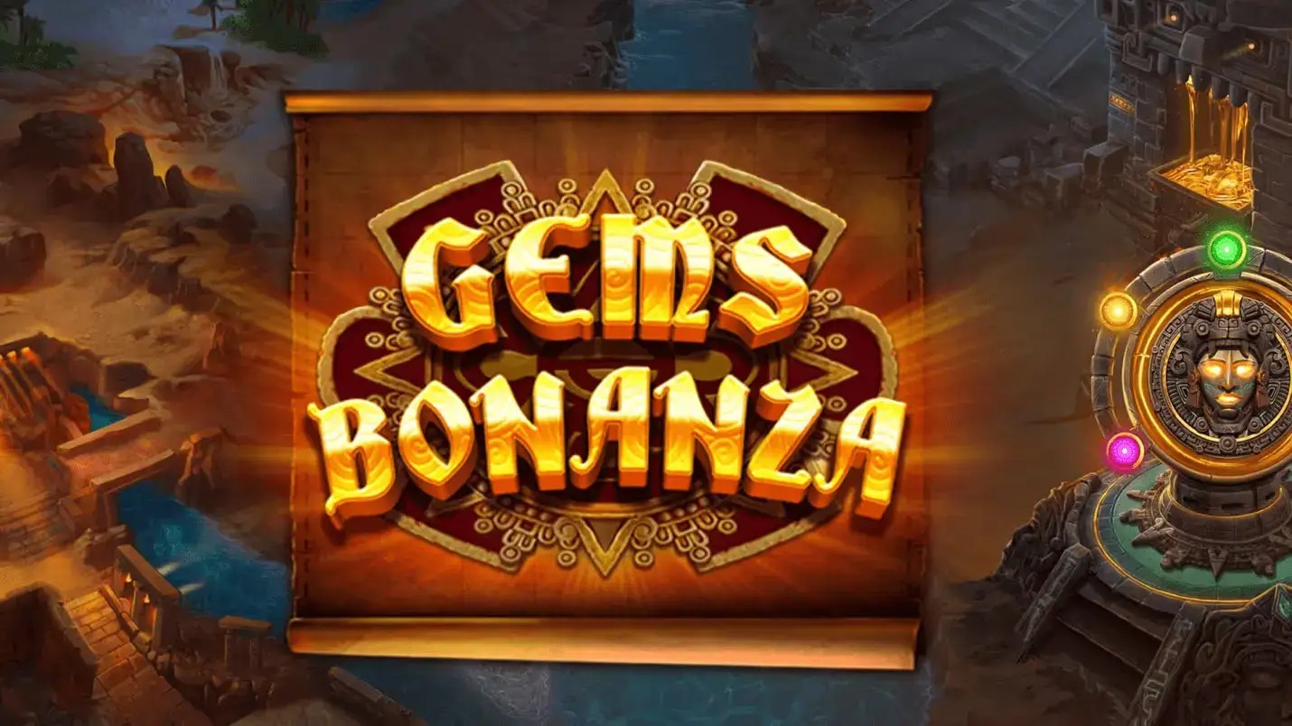 Gems Bonanza logo – Slots by Pragmatic Play at Stake Casino