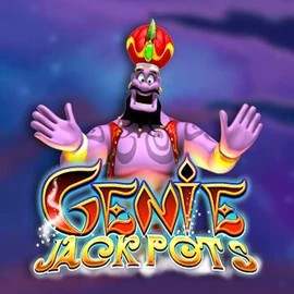 Genie Jackpots logo by Blueprint Gaming at Stake Casino