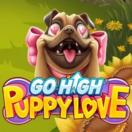 Slots logo of Go High Puppy Love from RubyPlay at Stake Casino