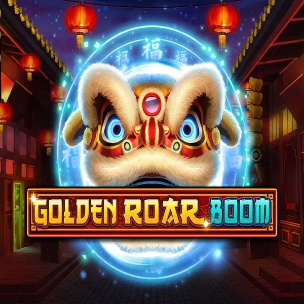 Golden Roar BOOM logo – Slots by Greentube at Stake Casino