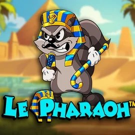 Le Pharaoh online game logo by Hacksaw Gaming on stakecasinoo.net