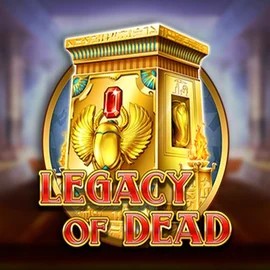 Legacy of Dead online game logo by Play'n GO on stakecasinoo.net