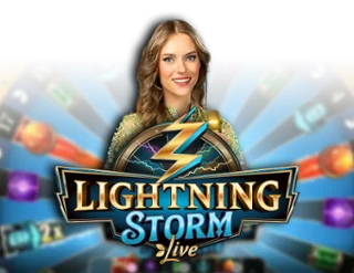 Lightning Storm logo – Live Casino by Evolution at Stake Casino