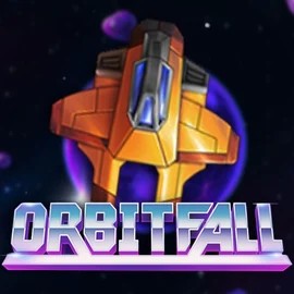 Slots logo of Orbitfall from ELK Studios at Stake Casino