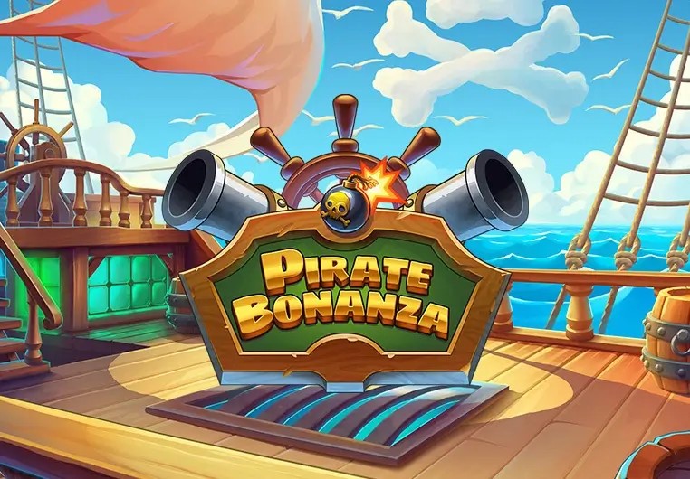 Pirate Bonanza Slot by Backseat Gaming, showcased at stakecasinoo.net – game logo