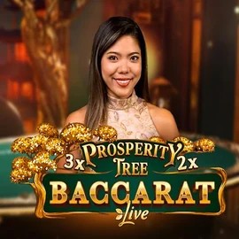 Prosperity Tree Baccarat logo by Evolution at Stake Casino