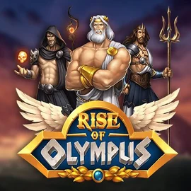 Rise of Olympus logo – Slots by Play'n GO at Stake Casino