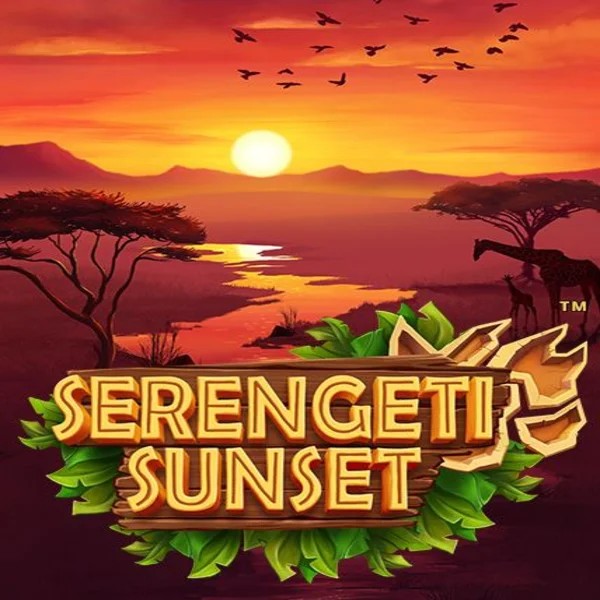 Official Slots logo: Serengeti Sunset by Skywind Group at Stake Casino