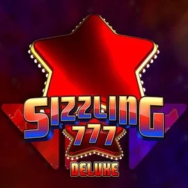 Sizzling 777 Deluxe slot logo by Wazdan at Stake Casino
