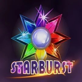 Starburst game by NetEnt – logo hosted on Stake Casino
