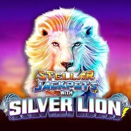 Enjoy Stellar Jackpots with Silver Lion by Lightning Box Game – logo hosted on stakecasinoo.net
