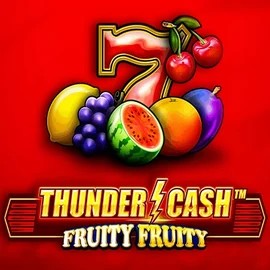 Thunder Cash Fruity Fruity by Novomatic, showcased at stakecasinoo.net – game logo